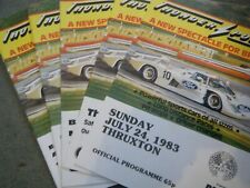 Programmes thunder sports for sale  BOURNEMOUTH