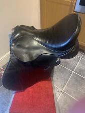 Black leather saddle for sale  CARNFORTH