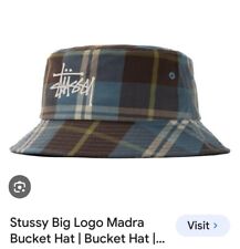 Stussy madras bucket for sale  MANCHESTER