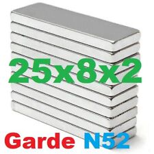 25x8x2 neodymium magnet for sale  MARGATE