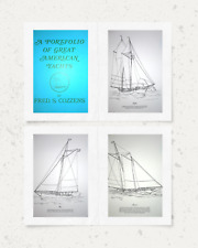 Nautical Sailboat American Yachts Prints by Fred S. Cozzens 8 PRINTS TOTAL!!!, used for sale  Shipping to South Africa