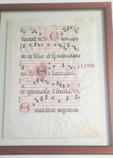 Antifonario romano manoscritto usato  Verona