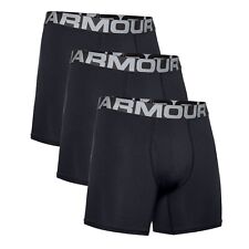 Boxer masculino pacote com 3 Under Armour algodão carregado 6 polegadas - Novo com etiquetas comprar usado  Enviando para Brazil