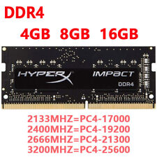 Lote de RAM para Notebook Kingston HyperX Impact DDR4 16GB 8GB 4GB 2133 2400 2666 3200 MHZ comprar usado  Enviando para Brazil