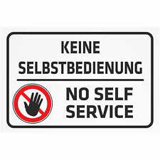 Schild selbstbedienung no gebraucht kaufen  Deutschland