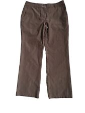 Rohan Crossover trousers brown Walking straight leg stretchy size 14  VGC for sale  Shipping to South Africa