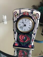 Moorcroft pottery clock for sale  STOKE-ON-TRENT