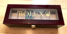 wooden watch display box for sale  LONDON