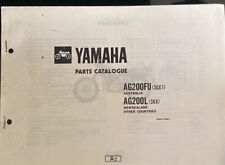 Yamaha genuine-parts book  AG200F  U  1988 for sale  Shipping to South Africa