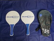Bud Light Ping Pong Paddles Set Table Tennis Hard Bat Rackets & Ball for sale  Shipping to South Africa