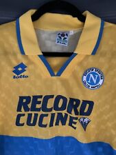 Maglia Gara SSC Napoli Lotto RECORD CUCINE stagione 1995/1996, usato usato  Napoli