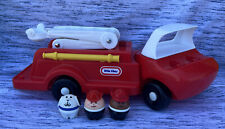 CAMIÓN DE BOMBEROS DE COLECCIÓN LITTLE TIKES TODDLE TOTS 2 BOMBEROS Y PERRO GENTE GRUESA segunda mano  Embacar hacia Mexico