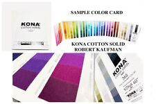 Cartão colorido de algodão Kona 365 amostras novo tecido Robert Kaufman 100% algodão colcha comprar usado  Enviando para Brazil