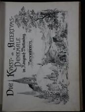 kunst- und Altertums-Denkmale Württemberg: Neckarkreis Atlas 1889 na sprzedaż  Wysyłka do Poland