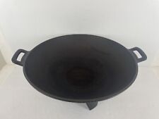 Vintage Morso Denmark Cast Iron Wok Pan With Stand 14.5” Danish Dutch #7418 for sale  Shipping to South Africa