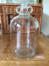Vintage Clear Glass Demijohn Wine Bottle Coin Collecting Brewing One Gallon for sale  Shipping to South Africa