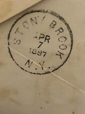 Carimbo postal Stony Brook, Nova York 1897 com conteúdo Long Island Suffolk County comprar usado  Enviando para Brazil