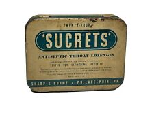 Vintage sucrets antiseptic for sale  Roxboro