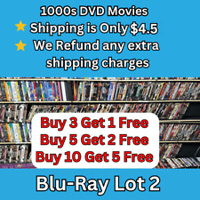 Lote de filmes Blu-Ray escolha e escolha (2) frete com taxa fixa DVDS grátis com compra comprar usado  Enviando para Brazil