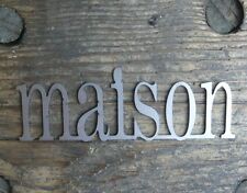 Schriftzug maison metall gebraucht kaufen  Hilden