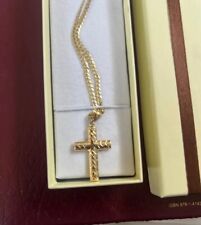 gold cross necklace for sale  Shipping to South Africa