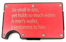 Carteira clipe de dinheiro pequena segura muito dentro, uma carteira masculina, um testemunho dele comprar usado  Enviando para Brazil