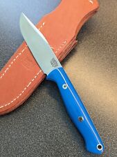 Bark River Knives Gunny Sidekick Custom Blue Glow G10 White&Red Liners CPM3V  for sale  Shipping to South Africa