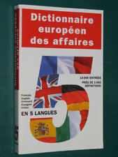 Dictionnaire européen affaire d'occasion  Villedieu-sur-Indre
