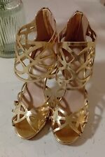 Next gold heels. for sale  RINGWOOD