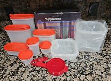 Vintage NOS TUPPERWARE (10 peças) CONJUNTO INICIAL MODULAR MATE *VERMELHO Usado EUA 1987, usado comprar usado  Enviando para Brazil