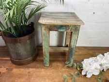 Used, Vintage Reclaimed Wooden Side Lamp Table Plant Stand Stool for sale  Shipping to South Africa
