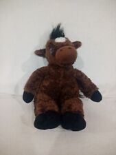 "Bear Factory 2001 peluche caballo marrón suave vintage animal de peluche juguete amoroso 17" segunda mano  Embacar hacia Argentina