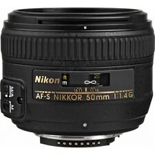 (Caja abierta) Lente Nikon AF-S FX NIKKOR 50 mm F/1,4G estándar Prime con montaje F #3 segunda mano  Embacar hacia Argentina