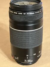 Canon EF 75-300mm f/4-5.6 III Telephoto Zoom Lens Canon SLR  TESTED for sale  Shipping to South Africa