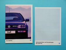 Prospekt / Katalog / Brochure VW Golf III (3) GTI und GTI 16V - 07/95 comprar usado  Enviando para Brazil