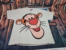 Camisa promocional vintage anos 90 Disney Tigger Big Face dupla face pooh filme desenho animado (A19) comprar usado  Enviando para Brazil