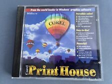 Domek do druku Corel na Windows 95.  Oprogramowanie vintage. W bardzo dobrym stanie używany na sprzedaż  Wysyłka do Poland