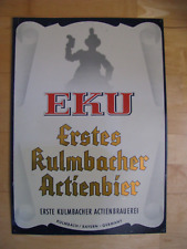 Eku kulmbacher reklameschild gebraucht kaufen  Dettenhausen