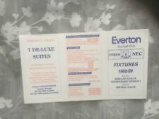 1988 everton fixture for sale  ELLESMERE PORT