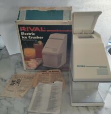 Rival Electric Ice Crusher Model 840 Removable Ice Cup Holds 2 Cups Home Bar USA for sale  Shipping to South Africa