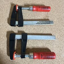Bessey Bar Clamps 2"x4" Wood Handle 2 Piece Set Model LM2.004 Clamp LM2004, used for sale  Shipping to South Africa