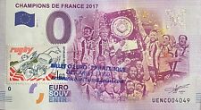 BILLET 0 EURO  PHILATHELIQUE CHAMPIONS DE FRANCE RUGBY 2017   NUMERO DIVERS segunda mano  Embacar hacia Argentina