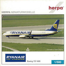 Boeing 737-800 Ryanair EI-DHZ Herpa 501491 1:500, usado comprar usado  Enviando para Brazil