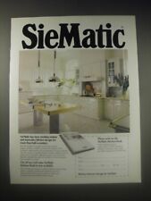 Gebruikt, 1990 SieMatic Kitchen Cabinets Ad - creating unique and innovative tweedehands  verschepen naar Netherlands