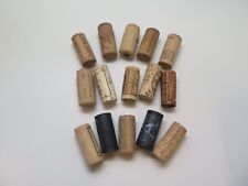 Lote de 15 rolhas de vinho cortiça REAL + preta x2 removida ótima para ARTESANATO variada comprar usado  Enviando para Brazil