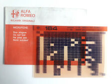 Microfiche alfa romeo usato  Catania