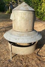 Vintage large Eltex Galvanised Poultry Feeder With Closing Lid for sale  LEATHERHEAD