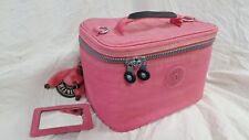 Used, Kipling Shiny M Semi Rigid Storage Cosmetic Bag with Key Ring in Rose Colour for sale  Shipping to South Africa