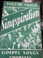 Singspiration series volume for sale  Knoxville