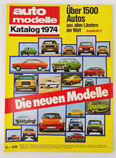 Automodelle katalog 1974 gebraucht kaufen  Neugersdorf